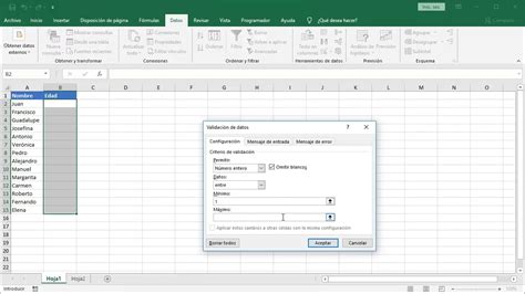 Aprende a validar datos en Excel y evita errores Descubre cómo en