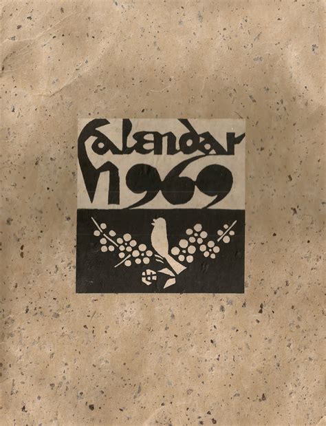 Dreamers Rise: Keisuke Serizawa: 1969 Calendar