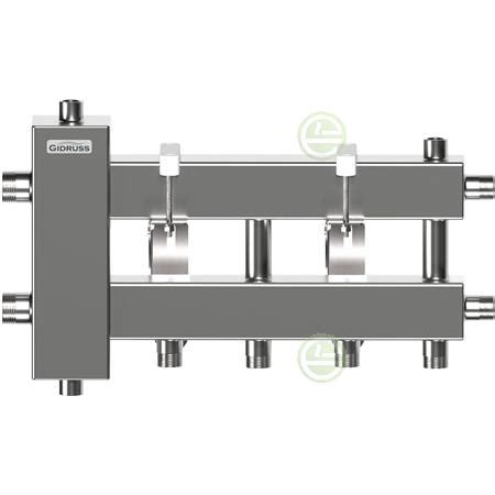 Коллектор с гидрострелкой Gidruss BMKSS-60-3D на 3 контура - купить ...