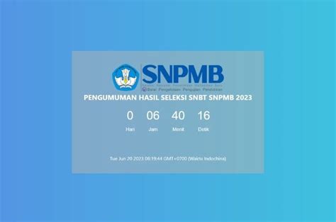 Daftar 38 Link Pengumuman Snbt Snpmb 2023 Adjar