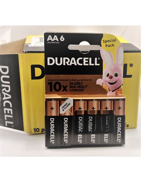 Duracell battery LR6 (6pcs) - Batteries - Baterija.lt