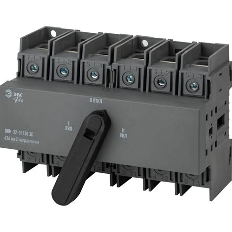 Выключатель-разъединитель ЭРА ВНК-32-31130 PRO mvr30-3-063E 3П 63А на 2 ...