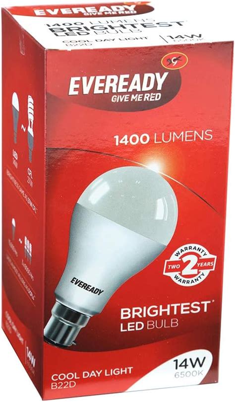 Buy Eveready 9W B22D Emergency Inverter LED Bulb Cool Day Light 6500K