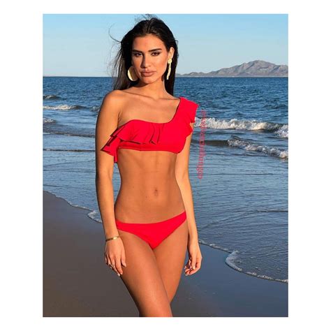 Traje de Baño Rojo Granada One Shoulder Bikini Tienda de Ropa en Línea
