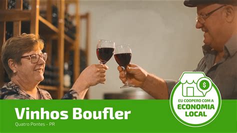 Sicredi Aliança PR SP Eu Coopero a Economia Local Vinhos Boufleur