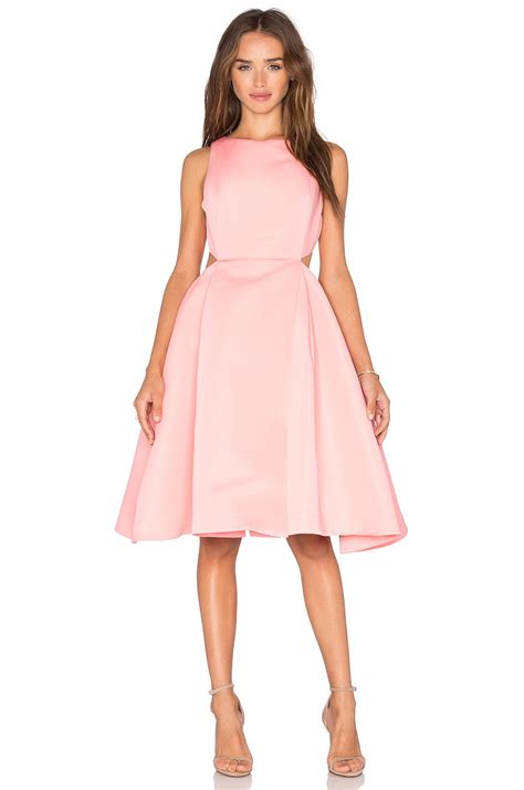 Halston Heritage Pink Cut Out Gown Ppgbbe Intranet Biologia Ufrj Br