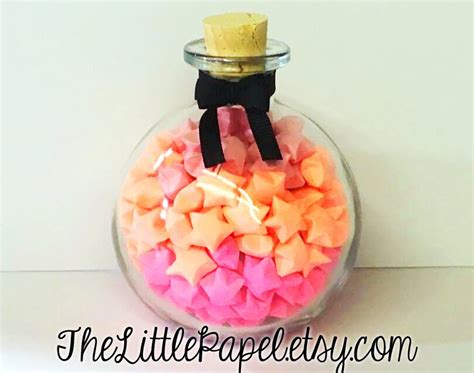 Pink Variant Origami Lucky Star Jar