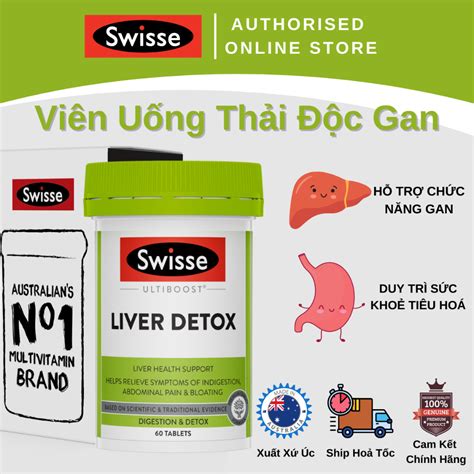 Swisse Ultiboost Liver Detox Vi N U Ng Th I C Gan Vi N