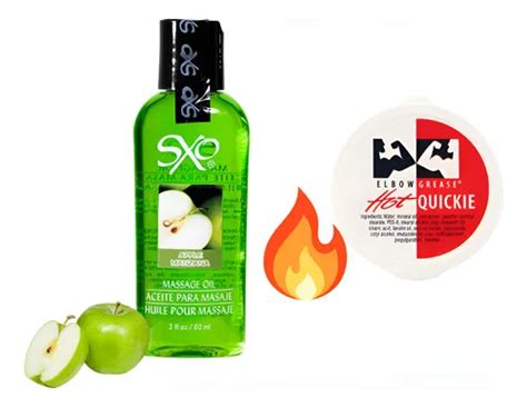 Lubricante Masaje Corporal Sxo 30ml Elbow Grease Hot Anal Manzana Meses sin interés
