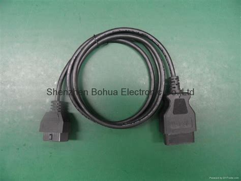 OBD II male straight to ODB II female straight with 500mm length cable ...