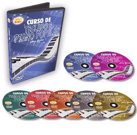 Curso Completo De Teclado E Piano Em Dvd Dvds Edon Parcelamento