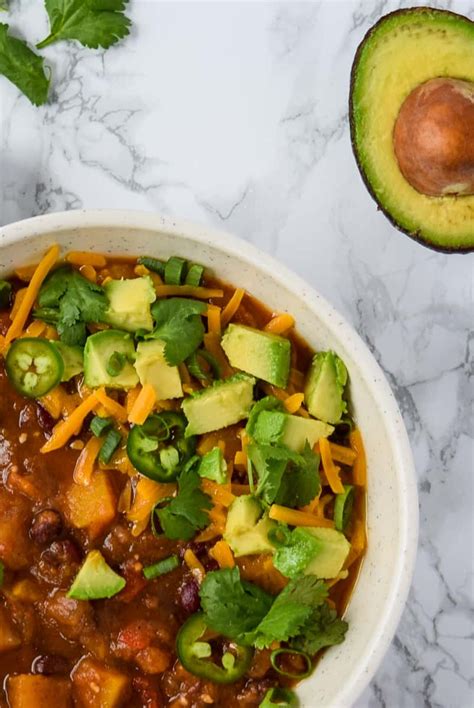 Slow Cooker Fall Harvest Chili Fresh Apron
