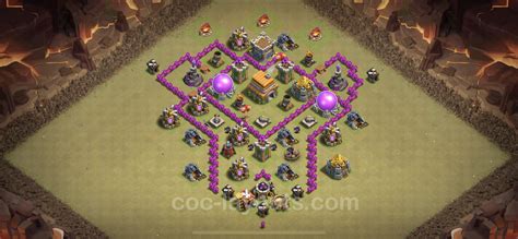 Best Max Levels War Base Th6 With Link Anti Everything Town Hall