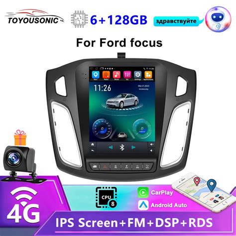Штатная магнитола 2 дин для Андроид Форд Фокус/For Ford Focus 3 Mk3 ...