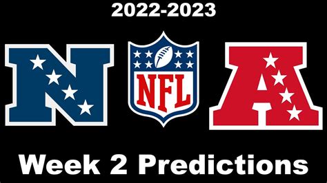 NFL Week 2 Predictions 2022 Predicting Every Matchup YouTube