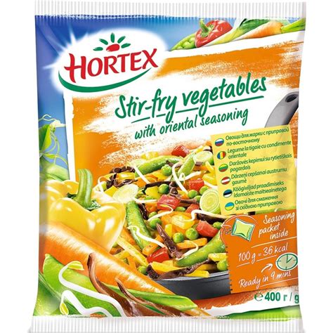 Овочі Hortex для смаження заморожені по-східному 400 г купити онлайн ...