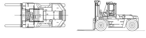 Toyota Forklift Blueprint Download Free Blueprint For 3d Modeling