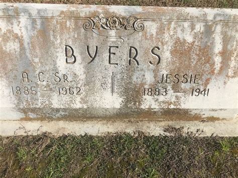 Andrew Cleveland Big Dad Byers 1885 1962 Monumento Find A Grave