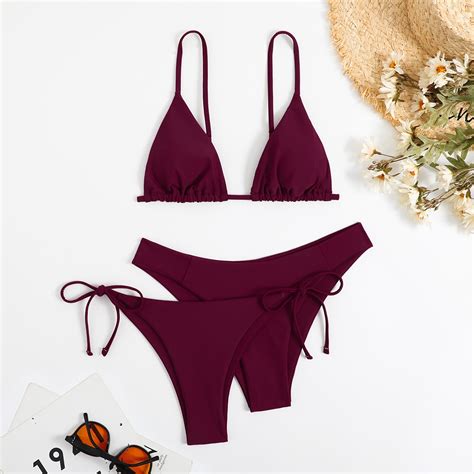 Idall Bikini Sets Bathing Suit Women Pc Bandeau Bandage Bikini Set