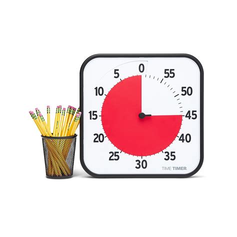 Time Timer® 12″ Zoll Groß 30x30cm mit Dry Erase Card – TimeTimer.de