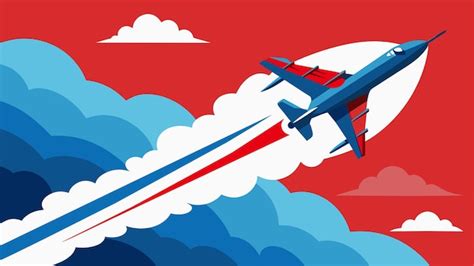 Premium Vector A Striking Illustration Of A Military Plane Soaring