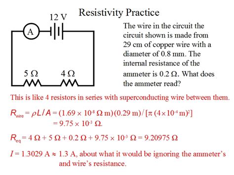 Resistivity Practice