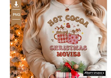Hot Cocoa Christmas Movies Png Graphic By Svg By Msntystudiox Creative Fabrica
