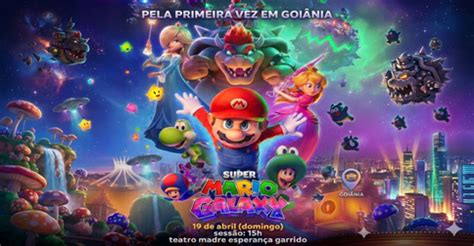 Mario Games Goiania - Super Mario Galaxy no Teatro em Goiânia - Evento ON