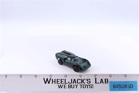 Lola Gt Dark Green Enamel Mattel Redline Hot Wheels Vintage Rl Usa Wheeljack S Lab