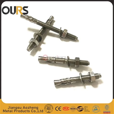 M10 M12 Znic Plated Wedge Anchor Manufacturers And Supplier China