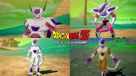 Todas Las Transformaciones De Freezer En Dragon Ball Z Kakarot Youtube