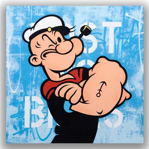 GRAFFITI ARTIST SEEN - "Popeye" Aerosol on Canvas | DirtyPilot