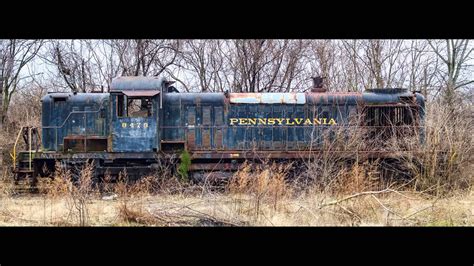 Abandoned Pennsylvania Railroad Alco Rs 3 8479 Abandoned Train Youtube