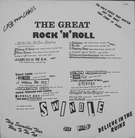 God Save The Sex Pistols The Great Rock N Roll Swindle Double Lp Brazil