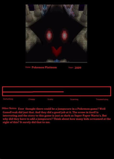 Scary Moments In Gaming Giratina By 7blackboo On Deviantart