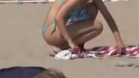 Candid Beach Girl Is Playing Volley Ball In Bikini W Tnaflix