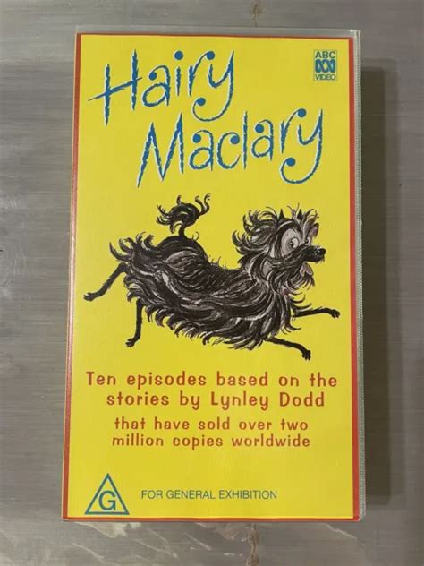 HAIRY MACLARY VHS Video Tape ABC For Kids 1998 TV Show Cartoon Lynley Dodd PAL $9.99 - PicClick AU