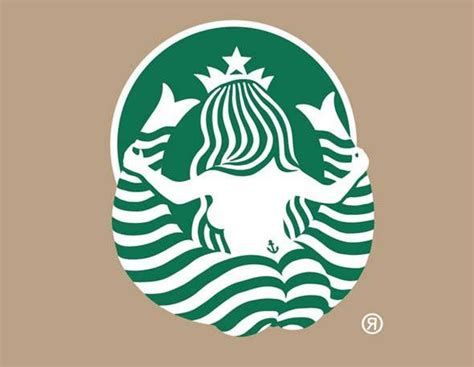 The New Starbucks Logo From Behind | Starbucks logo, Starbucks art ...