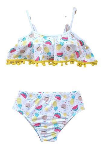 Biquini Infantil Bebê Verão Menina Bikini Baby Blogueirinha Mimos da Babih Biquíni Infantil