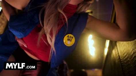 First Day At Work Fucking The Hot Blonde With PERFECT Natural Tits