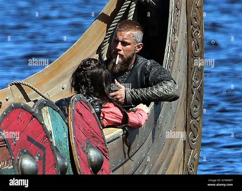 Travis Fimmel, who plays leading character Ragnar Lothbrok, during ...