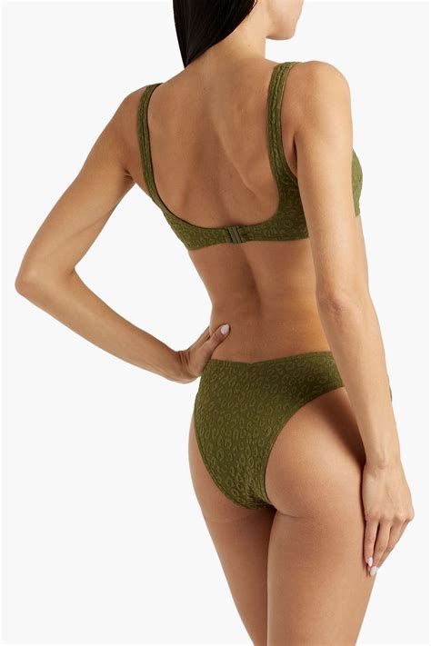 ZIMMERMANN Separates Sculpt Stretch Jacquard Low Rise Bikini Briefs THE OUTNET