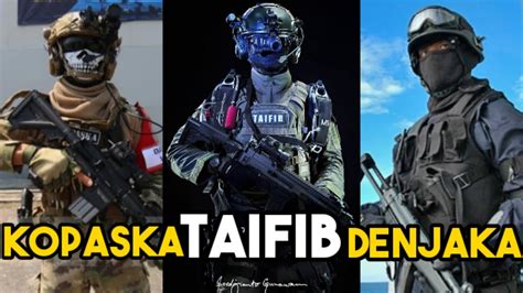 Denjaka Kopaska Dan Yontaifib Pasukan Elite Tni Al Andalan Indonesia