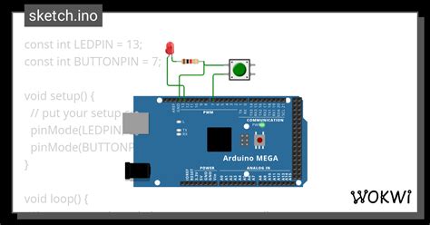 Led Button Tutorial Wokwi Esp Stm Arduino Simulator