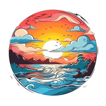 vector sunset wallpaper mdash