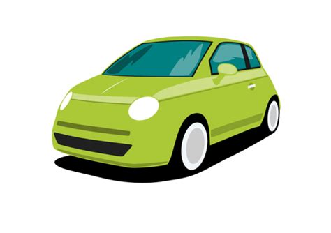 Green car vector image | Public domain vectors