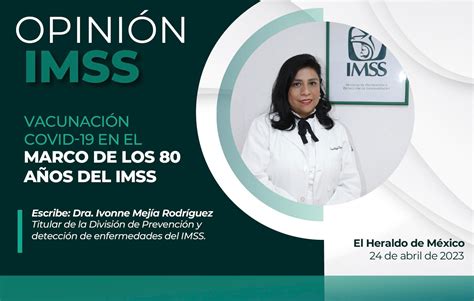 Vacunación COVID 19 en el marco de los 80 años del IMSS Instituto