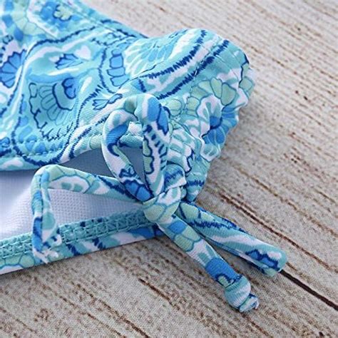 Xinmingren Xinmingren M Dchen Badeanzug Bikini M Dchen Bikini Tankini Set Bustier Oberteil Mit