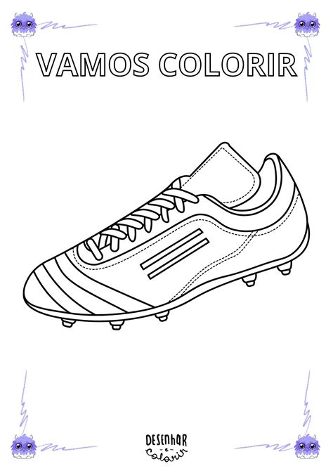 Desenhos De Chuteiras Para Colorir