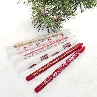 Kalenderlys Parafin 22mm 29CM 6 ASS Pobra A S